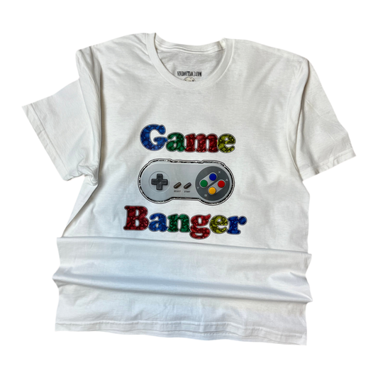 #GameBanger T-Shirt by #vividoutloud.com