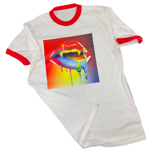 #SexyRedKiss T-Shirt by #vividoutloud.com