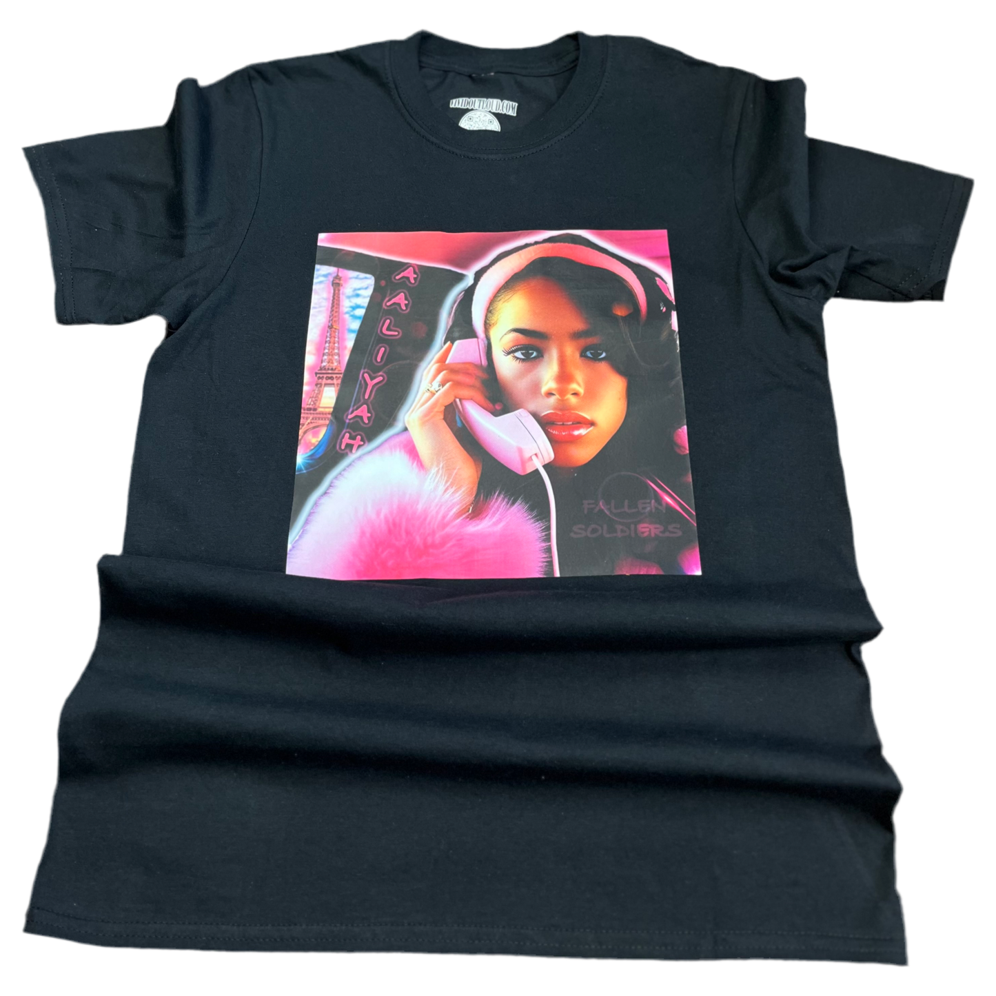 #Aaliyah Fallen Soldier T-Shirt by #vividoutloud.com