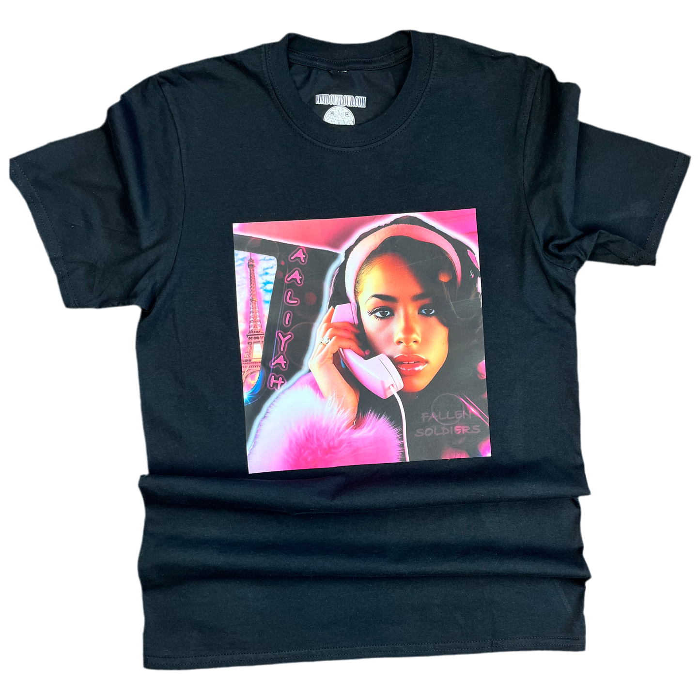 #Aaliyah Fallen Soldier T-Shirt by #vividoutloud.com