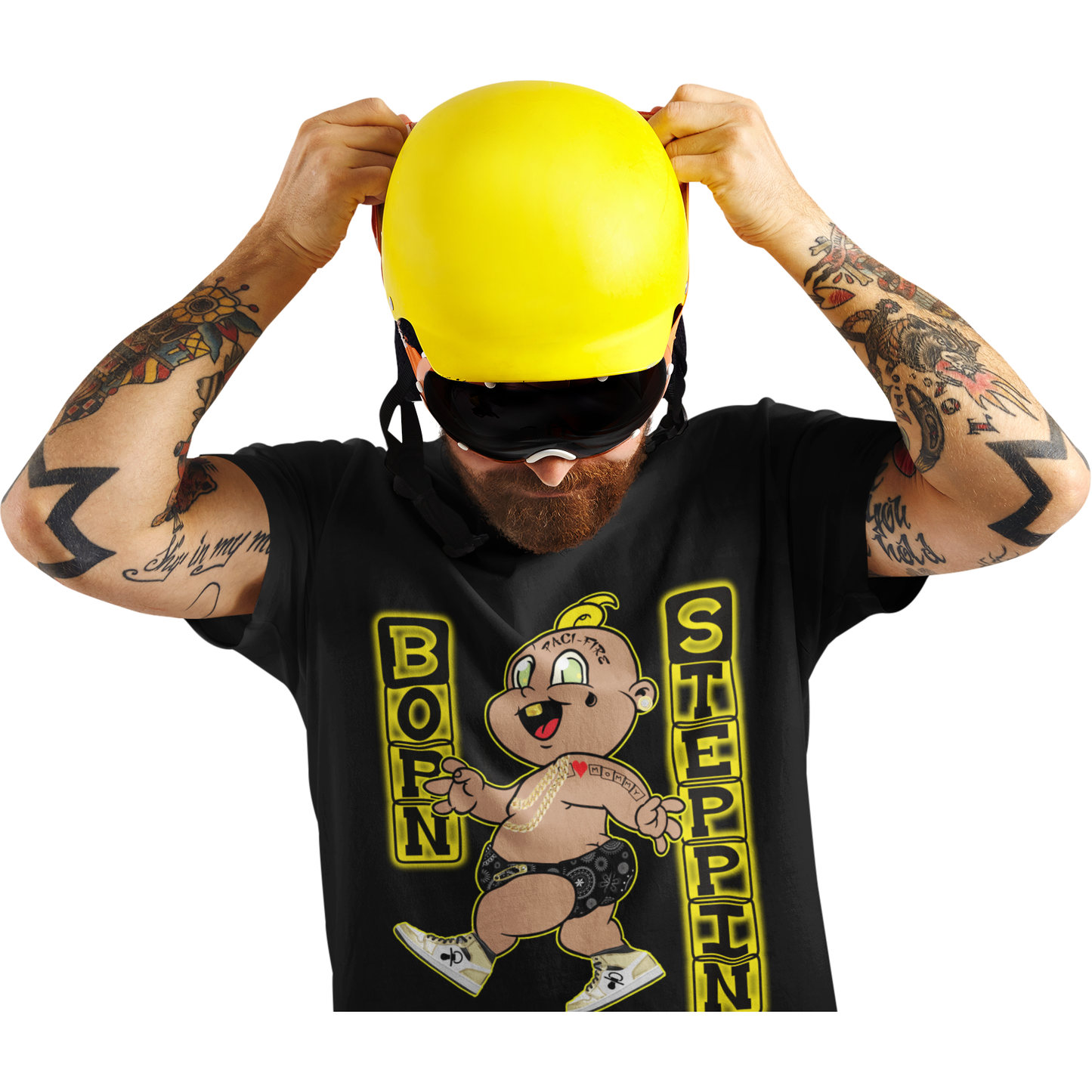 #BornSteppin! "Paci-Fire" T-Shirt by #vividoutloud.com